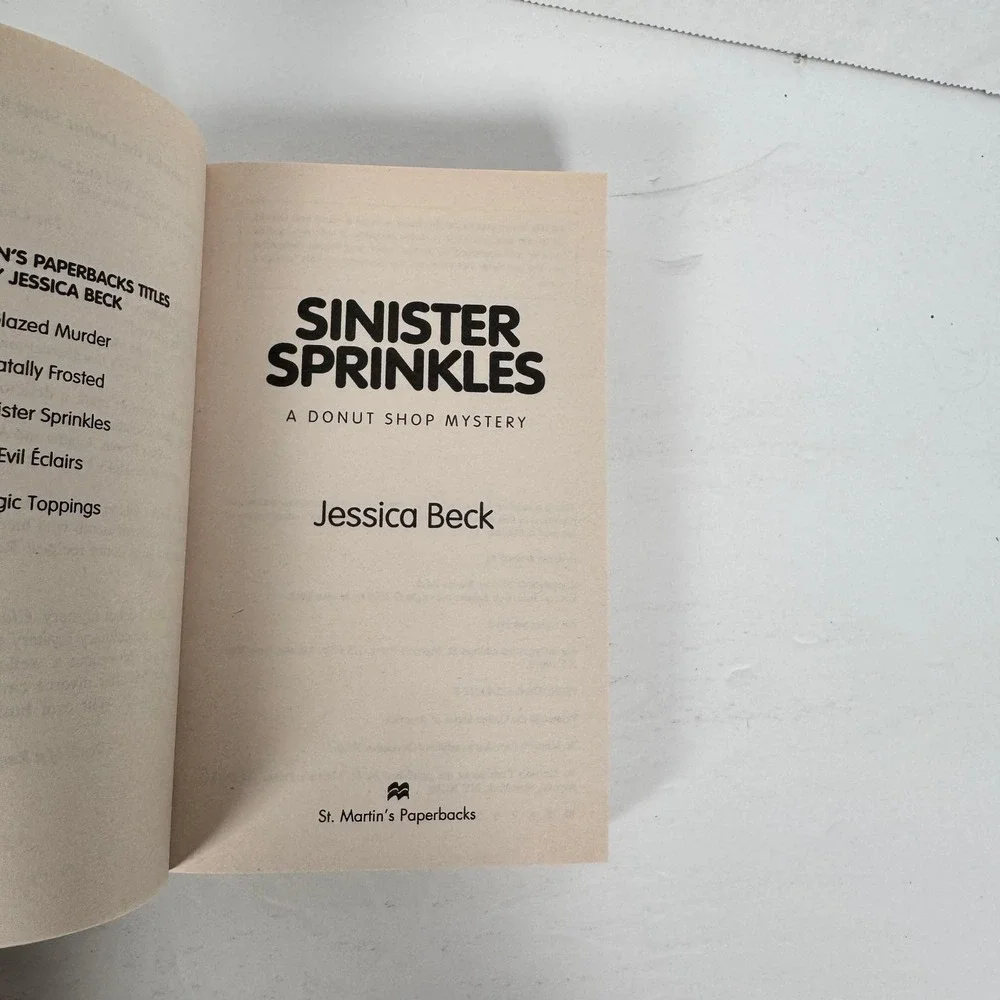Jessica Beck Donut Shop Mystery Series Lot 4 Books Glazed Murder Fatally Frosted